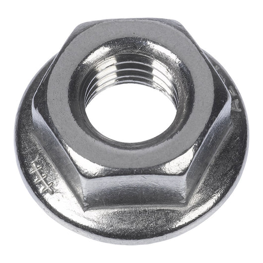 100 PZ DADI ESAGONALI FLANGIATI MU F IN ACCIAIO- M12 Chiave 19 mm- FISCH- pezzi 1