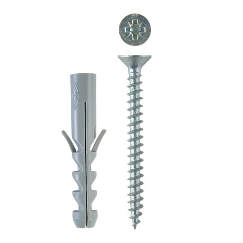 TASSELLO CON VITE ACCIAIO SV  FISCHER- 6- FISCH- pezzi 100