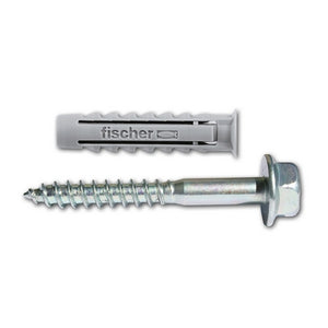 TASSELLO NYLON CON VITE TESTA FLANGIATA- Diam. 10- FISCH- pezzi 100