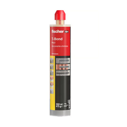 ANCORANTE CHIMICO IN POLIESTERE IBRIDO SENZA STIRENE- 300 ml- FISCH- pezzi 12