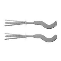 2 PZ MENSOLE PER RADIATORI IN ALLUM. TF 10 FISCHER- 70 Bianca- FISCH- pezzi 1