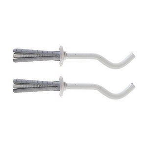 2 PZ MENSOLE PER RADIATORI IN GHISA TF 7  FISCHER- 75 Bianca- FISCH- pezzi 1