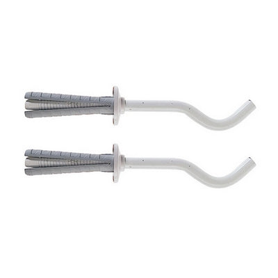 2 PZ MENSOLE PER RADIATORI IN GHISA TF 7  FISCHER- 75 Bianca- FISCH- pezzi 1