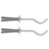 2 PZ MENSOLE PER RADIATORI IN GHISA TF 7  FISCHER- 75 Bianca- FISCH- pezzi 1