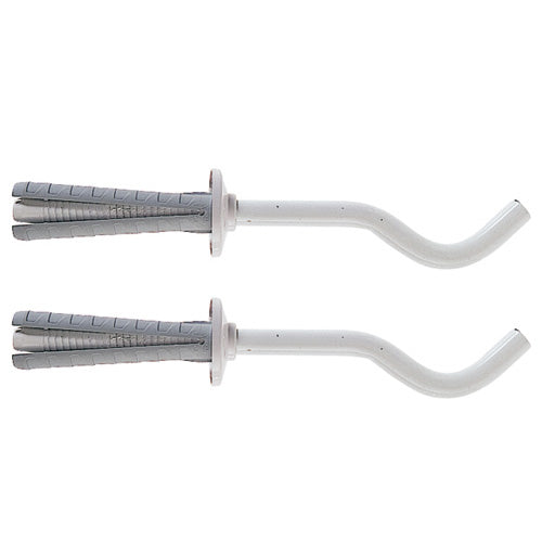 2 PZ MENSOLE PER RADIATORI IN GHISA TF 7  FISCHER- 125 Bianca- FISCH- pezzi 1