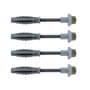 4 PZ ELEMENTI DI FISSAGGIO INOX FISCHER PER W.C. E BIDET WB2- Diam. punta 8 mm- FISCH- pezzi 1