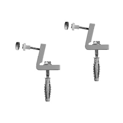 2 PZ ELEM. DI FISSAGGIO FISCHER IN NYLON PER WC E BIDET LAT. WB5- FISCH- pezzi 1
