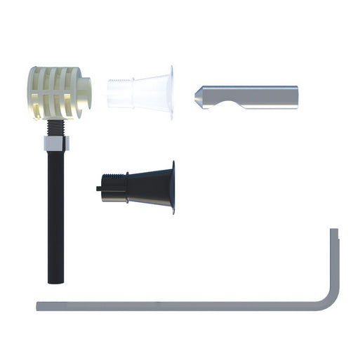 FISSAGGIO NASCOSTO PER WC BIDET SOSPESI CON ACCESSO DA SOTTO- FISCH- pezzi 1