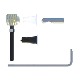 FISSAGGIO NASCOSTO PER WC BIDET SOSPESI CON ACCESSO DA SOTTO- FISCH- pezzi 1