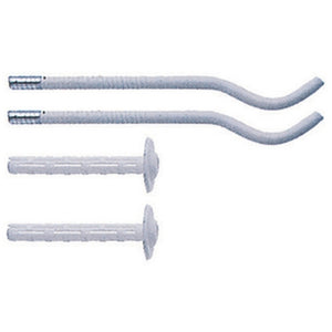 2 PZ MENSOLE PER RADIATORI IN ALLUMINIO BIANCA- Diam. 7 x 170- OTER- pezzi 1