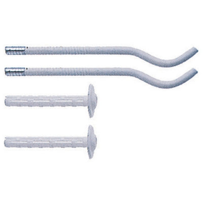 2 PZ MENSOLE PER RADIATORI IN ALLUMINIO BIANCA- Diam. 7 x 170- OTER- pezzi 1