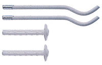 2 PZ MENSOLE PER RADIATORI IN ALLUMINIO BIANCA- Diam. 7 x 170- OTER- pezzi 1