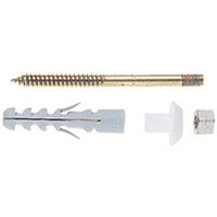 4 PZ VITI DI FISSAGGIO IN OTTONE PER VASI E BIDET- Diam. 6 x 76- OTER- pezzi 1