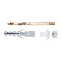 4 PZ VITI DI FISSAGGIO IN OTTONE PER VASI E BIDET- Diam. 6 x 76- OTER- pezzi 1