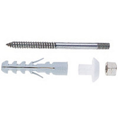 4 PZ VITI DI FISSAGGIO IN FERRO PER VASI E BIDET- Diam. 6 x 76- OTER- pezzi 1