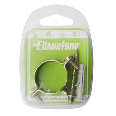 + COLLARI LEGGERI CON TASSELLO E VITE BLISTER- pz.1 Diam. 28 - 3/4- FAIDF- pezzi 1