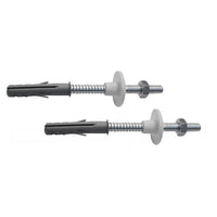 2 PZ FISSAGGI PER LAVABO CON DADO IN ACCIAIO- M10 x 120mm- DH- pezzi 1