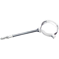 COLLARE PER FISSAGGIO DI TUBI FUMO VERNICIATO BIANCO- Diam. 100- DH- pezzi 1
