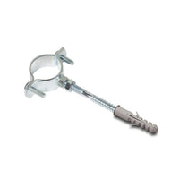 2 PZ COLLARI PESANTI ZINCATI CON TASSELLI- 11/4- DH- pezzi 1