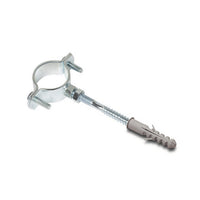 2 PZ COLLARI PESANTI ZINCATI CON TASSELLI- 2- DH- pezzi 1