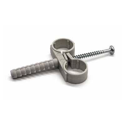 10 PZ COLLARI DOPPI IN NYLON CON VITE- mm 10- DH- pezzi 1