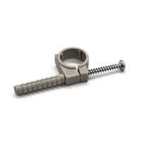 10 PZ COLLARI SINGOLI IN NYLON CON VITE- mm 12- DH- pezzi 1