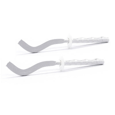 2 PZ MENSOLE FILETTATE PIATTE SCHIACCIATE PER RADIATORI IN ALLUMINIO- 7 x 190 mm- DH- pezzi 1