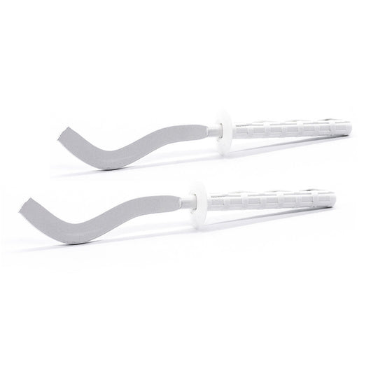 2 PZ MENSOLE FILETTATE PIATTE SCHIACCIATE PER RADIATORI IN ALLUMINIO- 7 x 190 mm- DH- pezzi 1