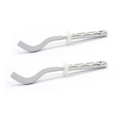 2 PZ MENSOLE FILETTATE PIATTE SCHIACCIATE PER RADIATORI IN ALLUMINIO- 9 x 220 mm- DH- pezzi 1