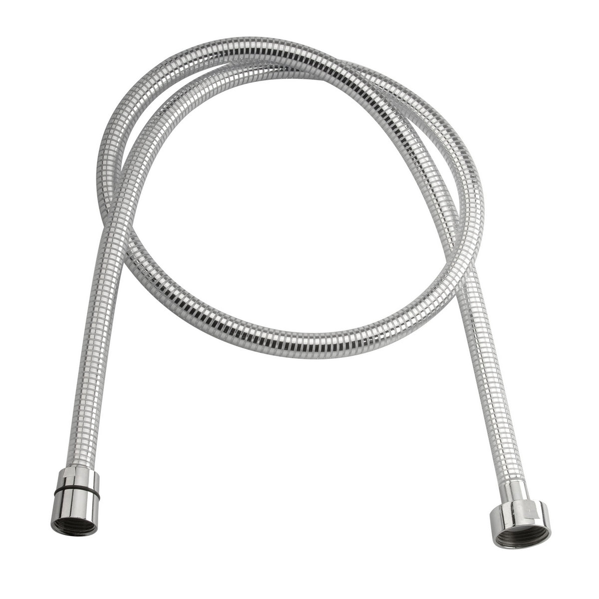 FLESSIBILE DOCCIA CON PIATTELLA CROMATA CM 120- Cromo- RERU- pezzi 1