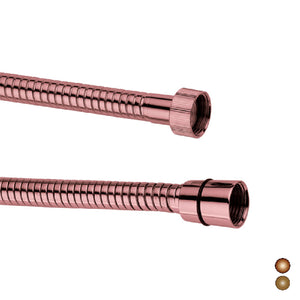 FLESSIBILE DOCCIA IN OTTONE - ATTACCO 1/2F X 1/2F- Rame   -  cm 150- DAMAS- pezzi 1