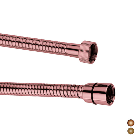 FLESSIBILE DOCCIA IN OTTONE - ATTACCO 1/2F X 1/2F- Rame   -  cm 150- DAMAS- pezzi 1