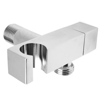 SUPPORTO DOCCIA DESIGN OTTONE CROMO CON ARRESTO 1/2 M- Cromo- RERU- pezzi 1