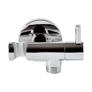 RUBINETTO D'ARRESTO MINIMAL CON SUPPORTO  DOCCIA- Cromo- RERU- pezzi 1