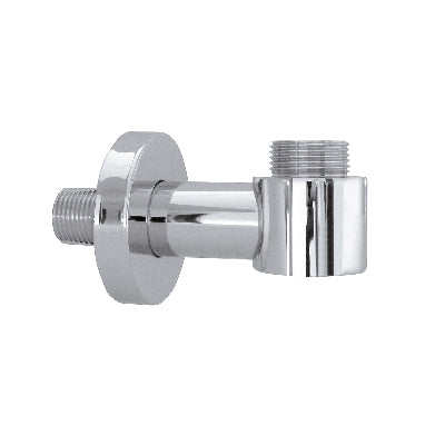 PRESA ACQUA INCASSO TONDA IN OTTONE CROMATO- Cromo- DAMAS- pezzi 1