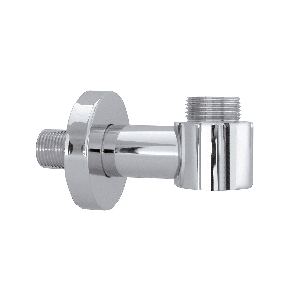 PRESA ACQUA INCASSO TONDA IN OTTONE CROMATO- Cromo- DAMAS- pezzi 1