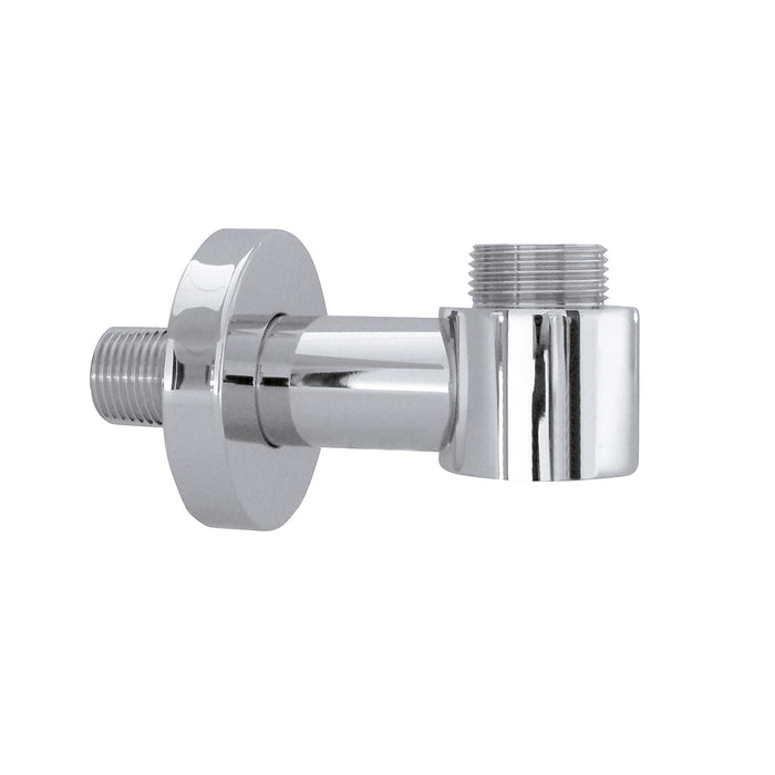 PRESA ACQUA INCASSO TONDA IN OTTONE CROMATO- Cromo- DAMAS- pezzi 1