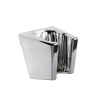 SUPPORTO DOCCETTA CON FISSAGGIO A BIOADESIVO- Cromo- METAF- pezzi 1