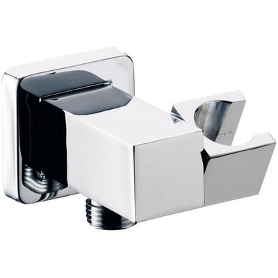 SUPPORTO SNODATO IN OTTONE PER DOCCIA- Cromo- MARIA- pezzi 1