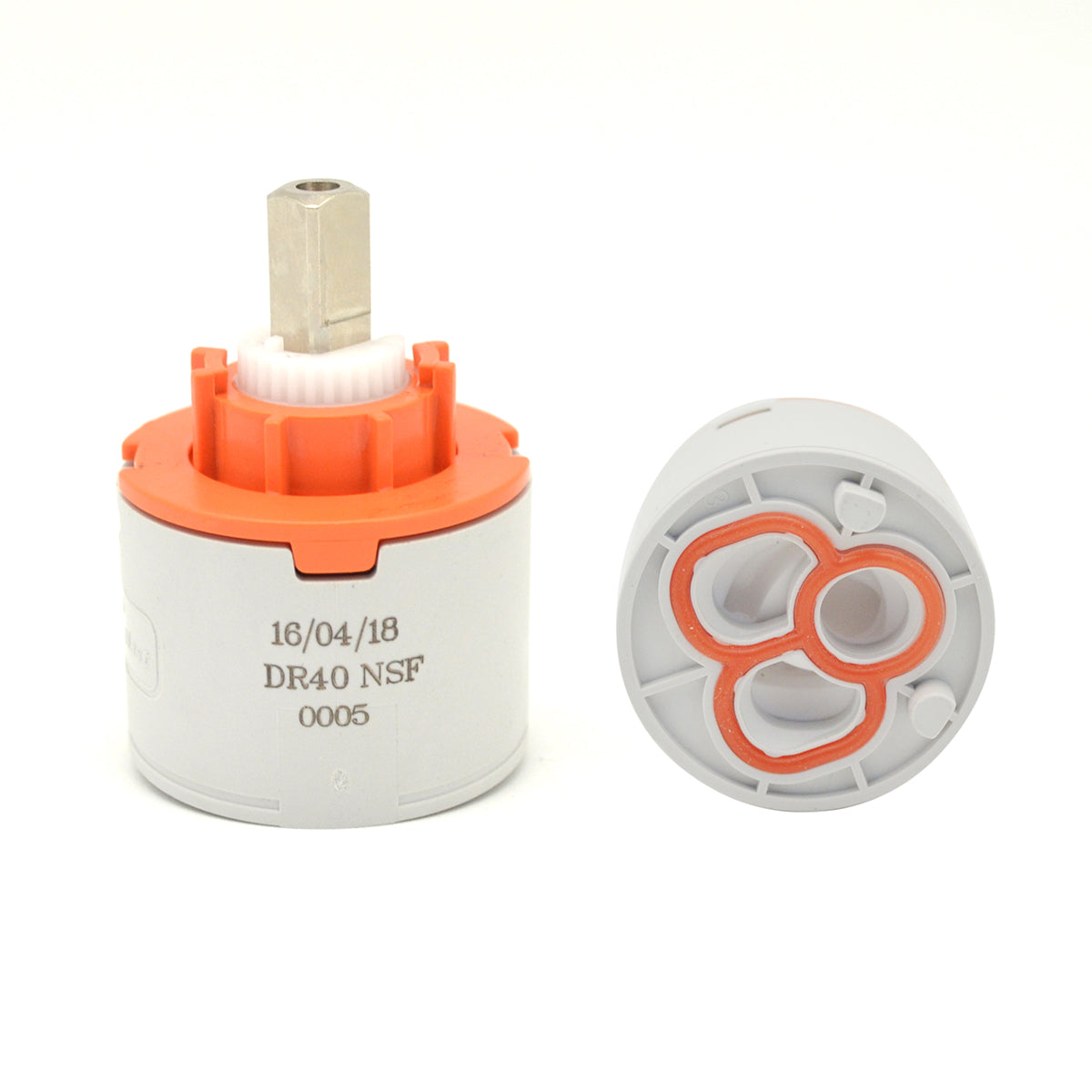 DEVIATORE ROTATIVO A DUE VIE MOD. DR 40 D. 40- Diam. 40 mm- FAIDF- pezzi 1