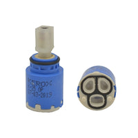 Cartuccia miscelatore diametro 25 mm con uscita laterale per rubinetti quadro 9x9 DH