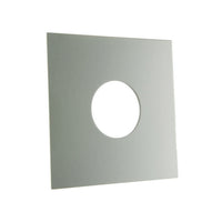 PIASTRA QUADRATA PER INCASSO DOCCIA D. 35- Cromo- PB- pezzi 1