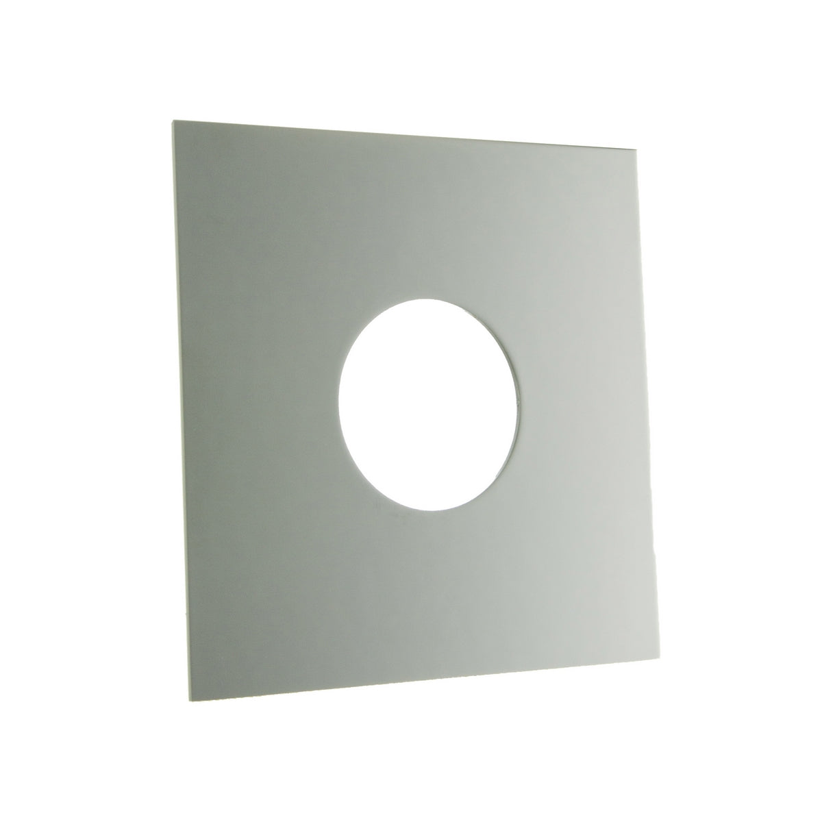 PIASTRA QUADRATA PER INCASSO DOCCIA D. 35- Cromo- PB- pezzi 1