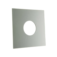 PIASTRA QUADRATA PER INCASSO DOCCIA D. 35- Cromo- PB- pezzi 1