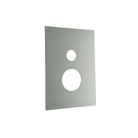 PIASTRA RETTANGOLARE PER INCASSO DOCCIA D. 35 CON DEVIATORE- Cromo- PB- pezzi 1