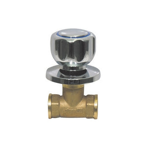 RUBINETTO D'ARRESTO AD INCASSO SERIE ARTOS- 1/2- DH- pezzi 1