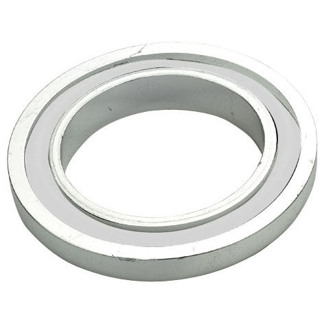 BASETTA IN OTTONE CROMATA PER MONOCOMANDI- Cromo- RERU- pezzi 1