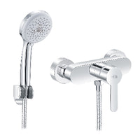 MISCELATORE MONOCOMANDO ESTERNO DOCCIA SERIE IOLE- Cromo- DH- pezzi 1