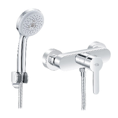 MISCELATORE MONOCOMANDO ESTERNO DOCCIA SERIE IOLE- Cromo- DH- pezzi 1