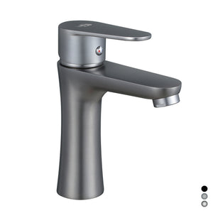 MISCELATORE MONOCOMANDO LAVABO SERIE LIZZY- Nero opaco- DH- pezzi 1